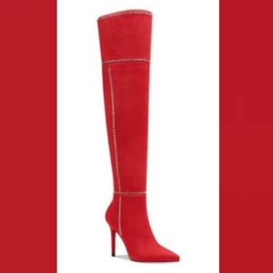 Jessica Simpson Over The Knee Studded Stiletto Boots